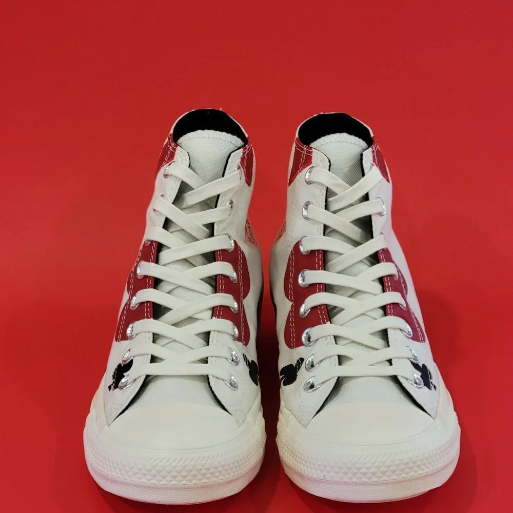 Converse CTAS Hi 'Queen of Hearts' Unisex Sneakers 165669C NWT - Picture 6 of 6